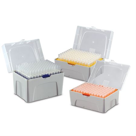 Non-Sterile Racked Pipette Tips 96 Tips/Rack - 0.1-20μL - 45mm