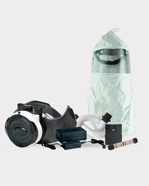 Bullard PAPR Hood Systems - 20TIC PAPR System with EVA Blower, Battery Charger, Breathing Tube - EVA20TICT