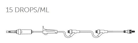 Amsino Primary I. V. Sets - 15 Drops / mL Primary 