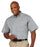 Fashion Seal Healthcare Men's Fineline Twill Shirt Silverstone