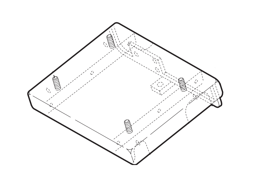 Midmark 417 Power Podiatry Treatment Table Parts - Foot Weldment for the 417 Power Podiatry Treatment Table - 030-0533-00