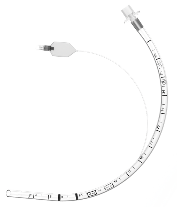 Flexicare Uncuffed Endotracheal Tubes - Uncuffed Endotracheal Tube, Oral, Preformed, 5.5mm - 038-962-055U