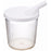 Patterson Medical Clear Cup with Snorkel Lid