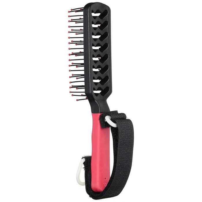 Patterson Medical Hairbrush with Hook and Loop Handle