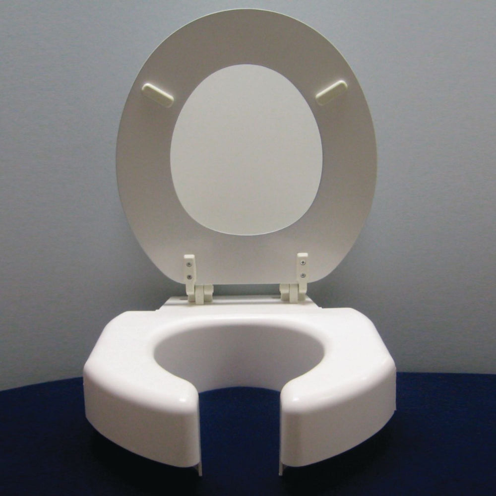 Patterson Medical Elevated Toilet Seat (ETS) with Unique Open/Closed Front