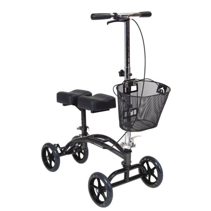 Drive Steerable Knee Walker with Removable Basket