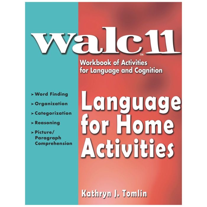 Patterson Medical WALC 11 Language for Home Activities