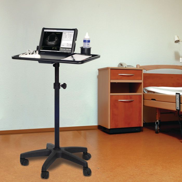 Patterson Medical Rolling Cart with Locking Tablet Holder