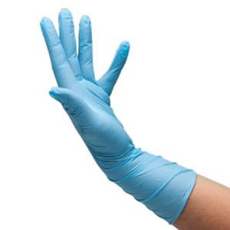 Cardinal Health Flexam Nitrile Exam Glove Powder-Free, 11-1/10" L, Small - Box of 50