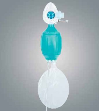 Vyaire Adult Resuscitator Masks - Resuscitation Device with Mask, Reservoir Bag, Filter, Manometer, 7 Ft. Tubing, Adult - 2K7006