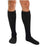 Therafirm Core-Spun Compression Socks Calf-High Closed Toe, 30 to 40 mmHg, Small, Black