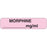 Label Paper Permanent Morphine 1 9/16" X 3/8" Pink 500 Per Roll, 2 Rolls Per Box