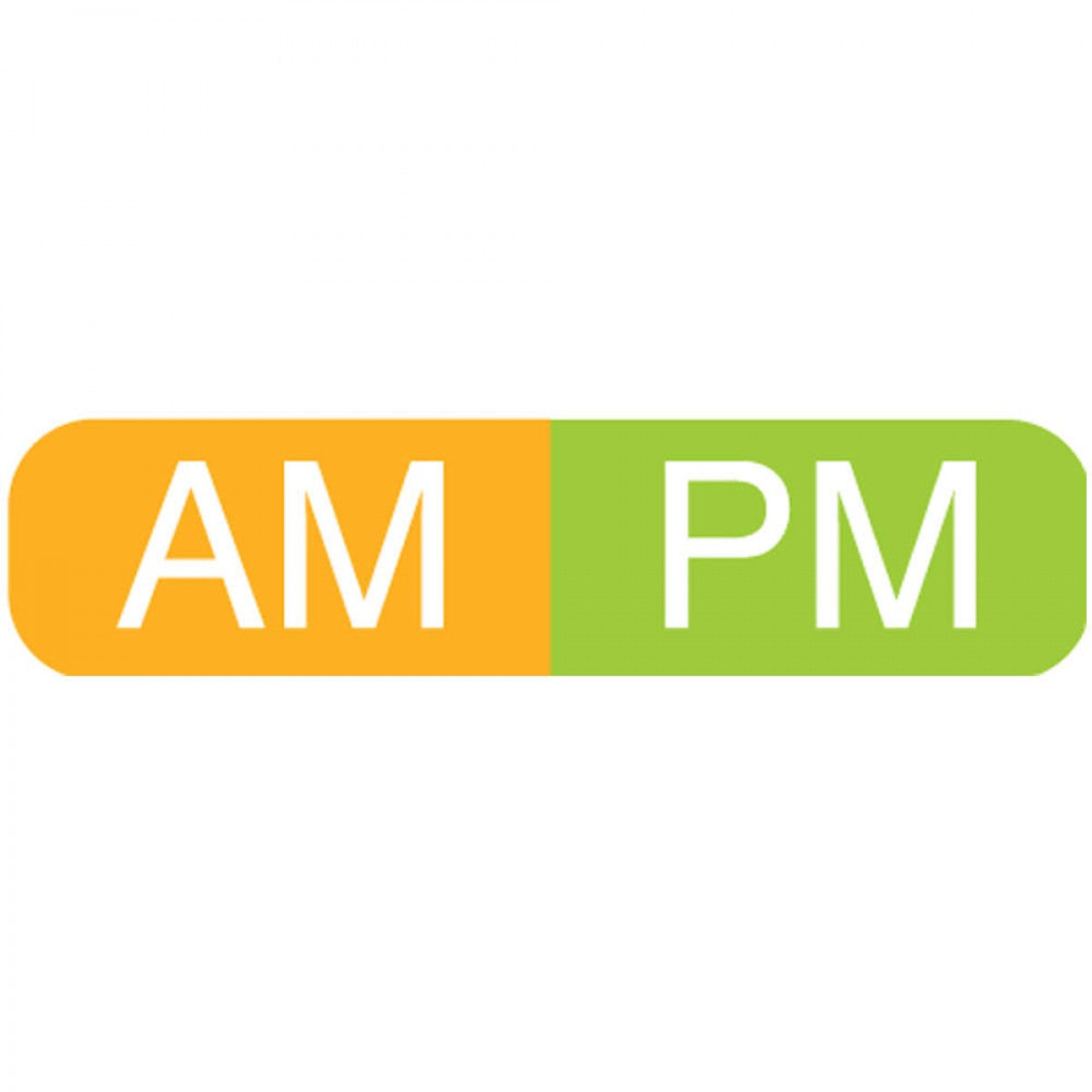 Communication Label (Paper, Permanent) Am/Pm 1 9/16