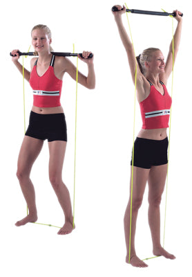 Padded Exercise Bar With Tubing