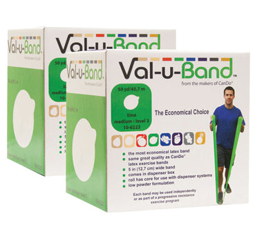 Val-u-Band Low Powder Exercise Band Twin-Pak - 100 yard (2 - 50 yard boxes)