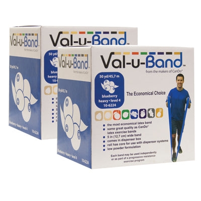 Val-u-Band Low Powder Exercise Band Twin-Pak - 100 yard (2 - 50 yard boxes)