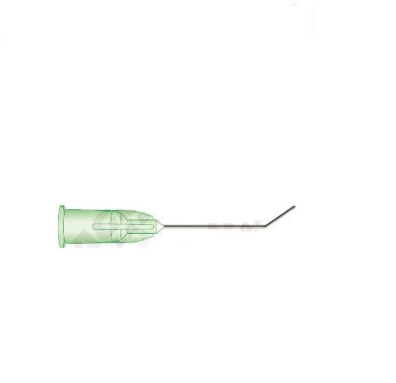 Eagle Labs Tri-Port Sub-Tenon Cannula - Tri-Port Sub-Tenon Cannula, Pair of 0.4 mm Ports, Open End, Angled, 21G x 1" - 100-21