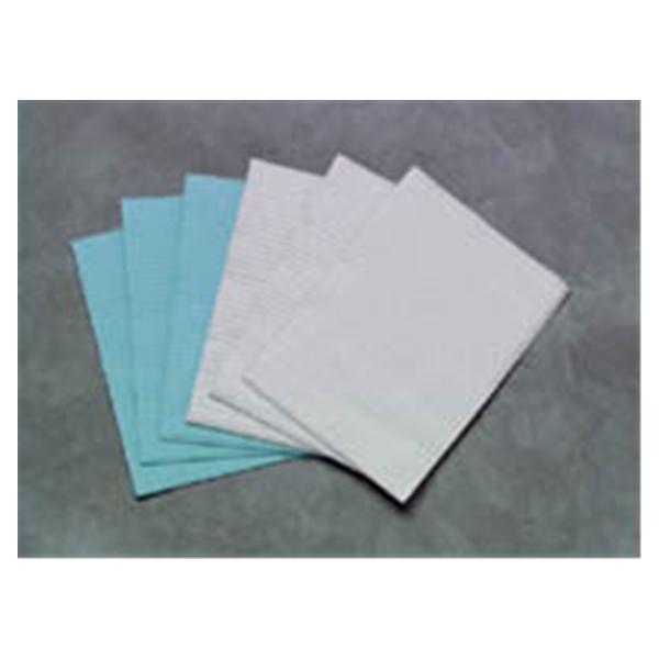 Henry Schein  Towel Patient HSI 13 in x 19 in Blue 3 Ply Paper 500/Ca