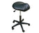 Oakworks Low-Height Premium Stool with Saddle Seat - STOOL, BLK BASE, SADDLE SEAT, COAL - 60370-T01