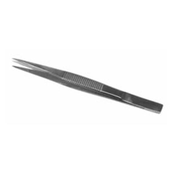 Centurion Medical Products Forcep Splinter 4-1/2" Fine Point Serrated SS Disposable 20/ca