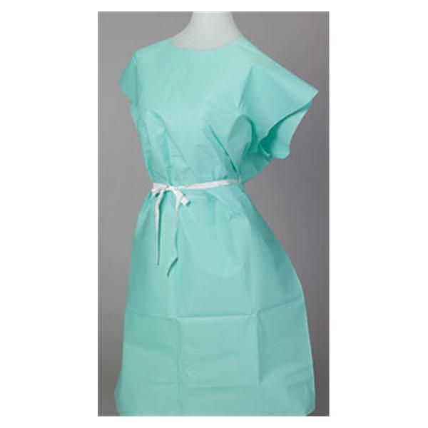 Tidi Products  Gown Exam 30 in x 42 in Teal 50/Ca