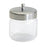 Graham-Field/Everest &Jennings Jar Dressing 6x6" Clear Glass With Stainless Steel Cover 6/Ca