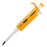 Globe Scientific  Diamond Line Adjustable Volume Pipette 5-50uL Graduated Yellow EA