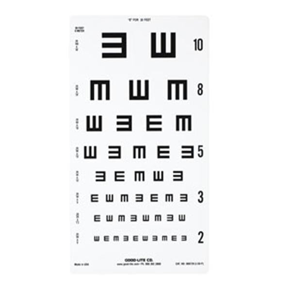 Good-Lite Chart Eye Illiterate Ea — Grayline Medical