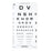 Good-Lite Chart Vision Testing 10' Testing Distance 10x18" Ea