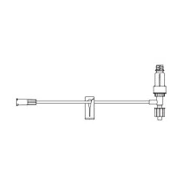 BBraun/McGaw IV Extension Set Needleless 5" T-Port SPIN-LOCK Connector 100/Ca