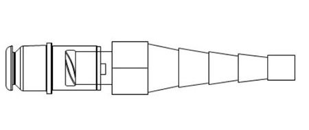 Graduated Connector w / Chemolock Port