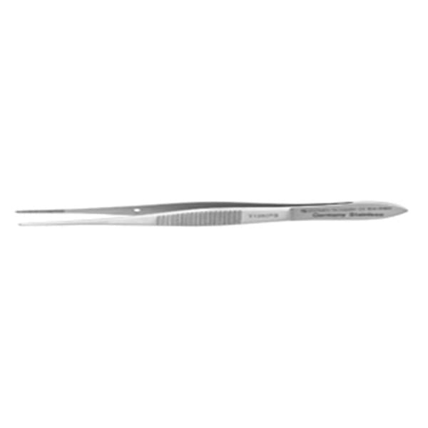 Henry Schein  Forcep Tissue Henry Schein 4" Fine Tip Serrated Straight SS Ea