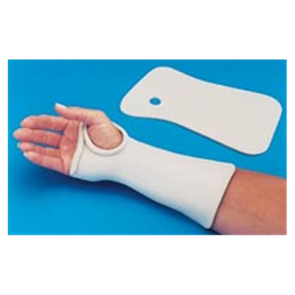 Chesapeake Medical Splint Cock-up Excel Wrist Thermoplastic Oyster Size Small 3/Pk