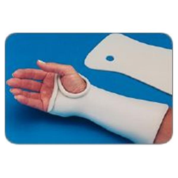 Chesapeake Medical Splint Cock-up Excel Wrist Thermoplastic Oyster Size Medium 3/Pk