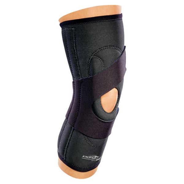 DJO Brace Support Lateral "J" Adult Knee Neo Black Size Large Left Ea