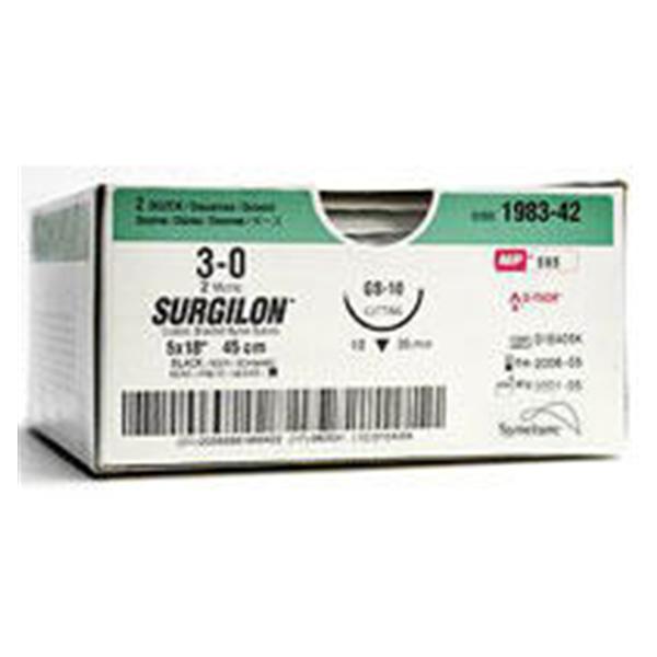 Medtronic Surgilon Sutures - SUTURE, SURGILON BLK, CV23 (36/BX) - 8886199541