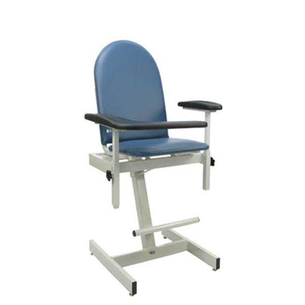 Winco Chair Blood Draw Designer Taupe Steel 300lb Pd Bck/19 St Ea