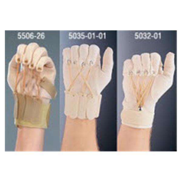 Patterson Med(Sammons Preston) Glove Traction/Exercise Deluxe White Size Small/Medium Ea (50350101)