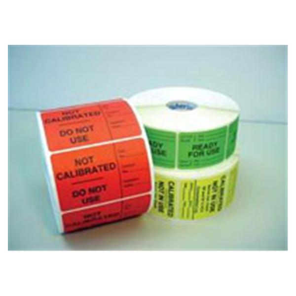 Nevs Label Yellow Calibrated Not In Use 1000/Pk