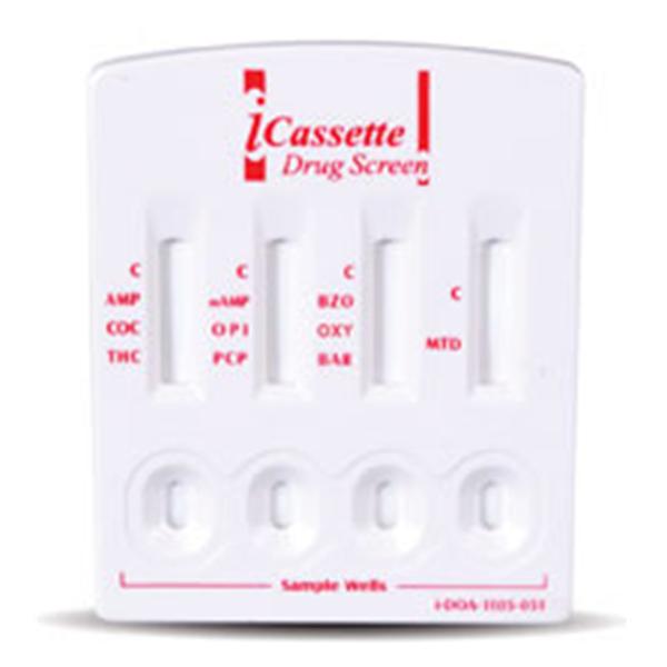 Alere Toxicology-Products iCassette Drug Screen Test Kit 10 Panel 25/Bx (DOA-1105-051)