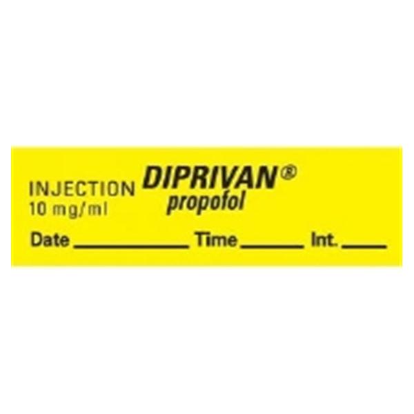 TimeMed a Div of PDC Diprivan Labels On Roll 333/Rl 1/Rl 1/Rl