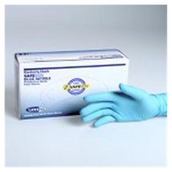 O & M Halyard Gloves Exam Blue Nitrile PF Nitrile LF 9.5 in XL Blue 900/Ca