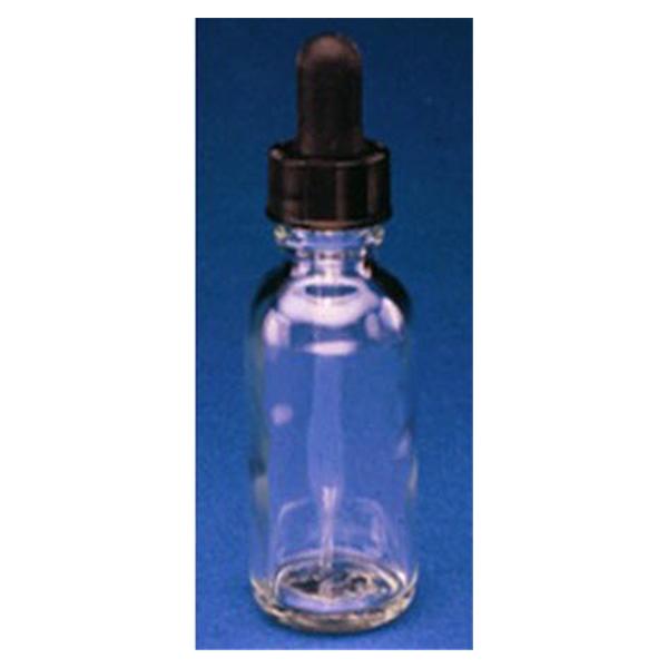 Ginsberg Scientific Bottle Dropper Boston Flint Glass 1oz Clear 12/Bx