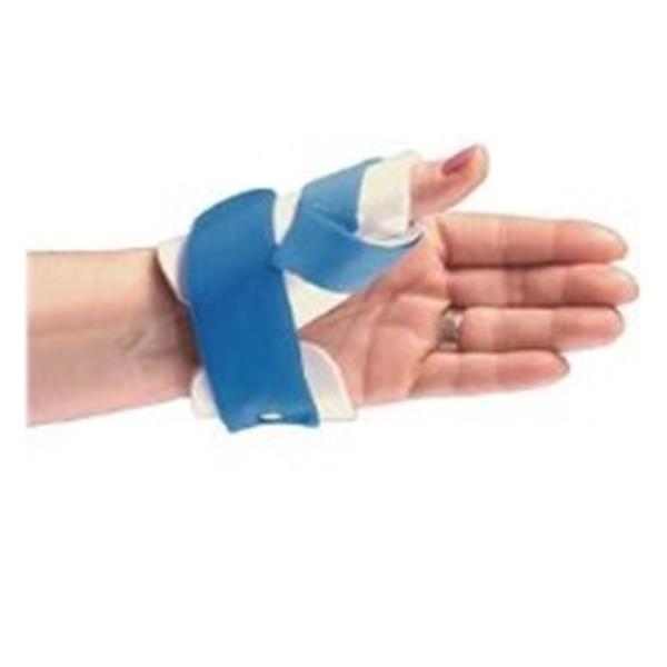 Alimed Splint Frdm Thmbkpr Adlt Hnd Fm/Thrmplstc Wht/Blu Sz Sm Rt Ea