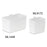 Phlebotic Cup Bin 2x3-1/4x3" White Plastic 12/Pk