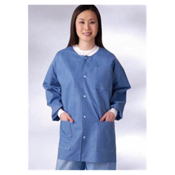 Medline Industries  Jacket Lab Large Blue 10/Pk, 3 PK/CA (NONRP600L)