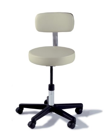 STOOL, BASIC W/BACK, MAN ADJ, OASIS