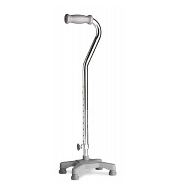 Sunrise Medical HHG Cane Quad Guardian Quadlite Alum 300lb 29-38" Chrome Adult 2/Ca