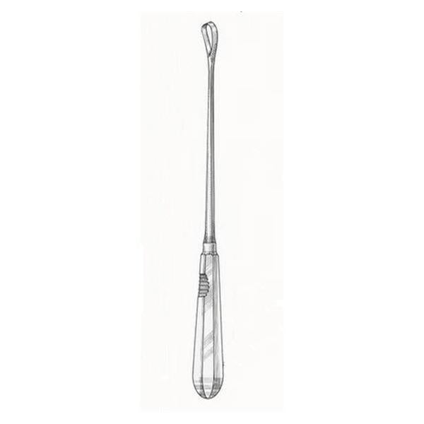 Hermann Medizentechnik Curette Uterine Sims 11" Size 3 Malleable Sharp Tip SS Ea (BR70-71509)