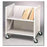 Buddy Products Cart Medical File 26x16x27" 4 Casters Ea